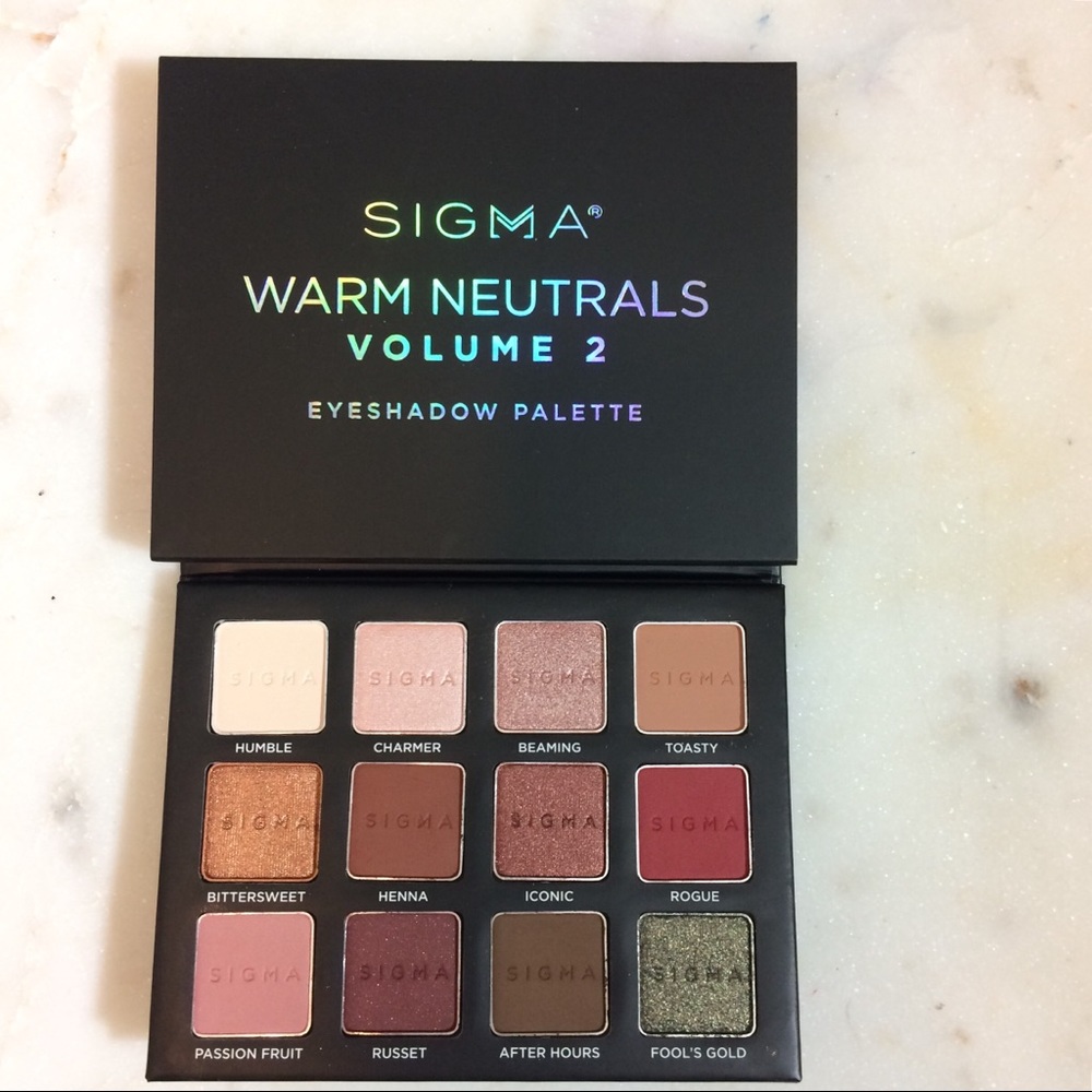 Sigma Warm Neutral Volume 2 Eyeshadow palette